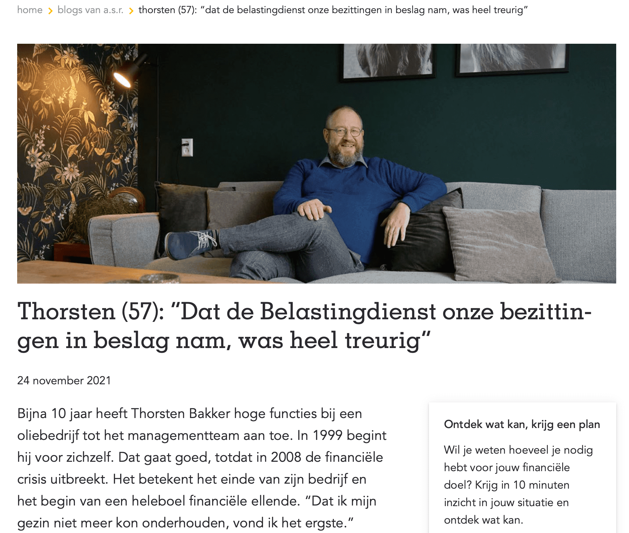 veerkracht expert belastingdienst haalt huis leeg